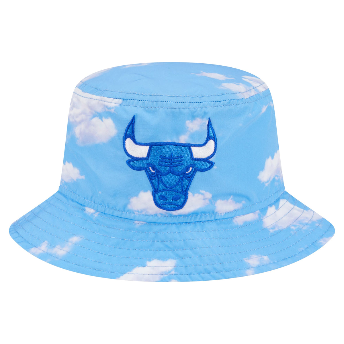 Men's Chicago Bulls New Era Black/Light Blue Summer Sun and Storm Reversible Bucket Hat