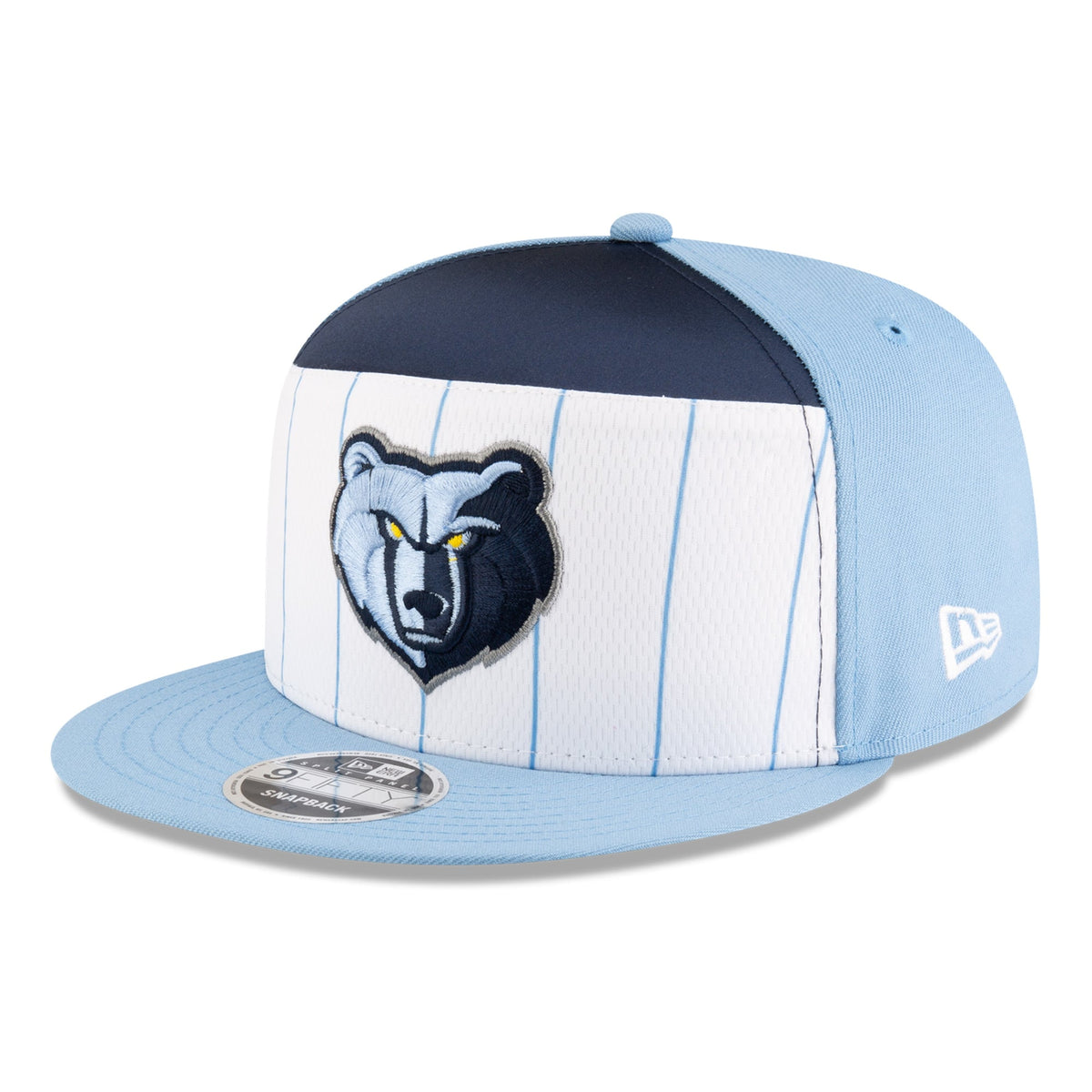 Men's Memphis Grizzlies  New Era White/Light Blue 2025 NBA Tip Off Split Panel 9FIFTY Snapback Hat