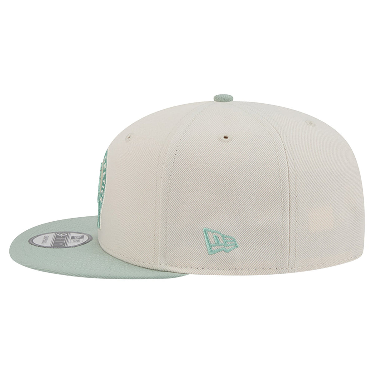 Men's Boston Celtics  New Era Cream/Light Green Color Pack 9FIFTY Snapback Hat