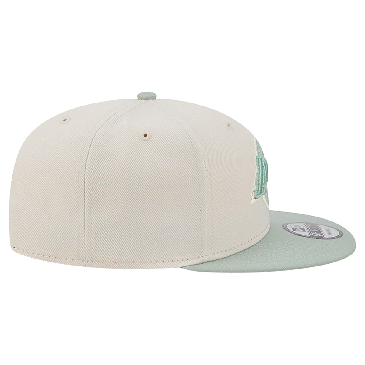 Men's Los Angeles Lakers  New Era Cream/Light Green Color Pack 9FIFTY Snapback Hat