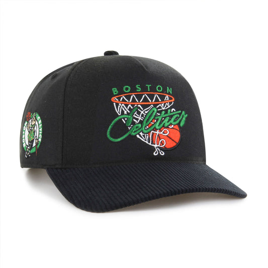 Men's Boston Celtics  '47 Black Nothing But Net Hitch Adjustable Hat