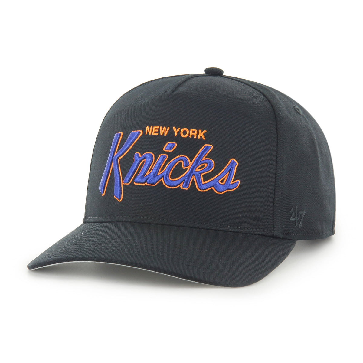 Men's New York Knicks  '47 Black Crosstown Hitch Adjustable Hat