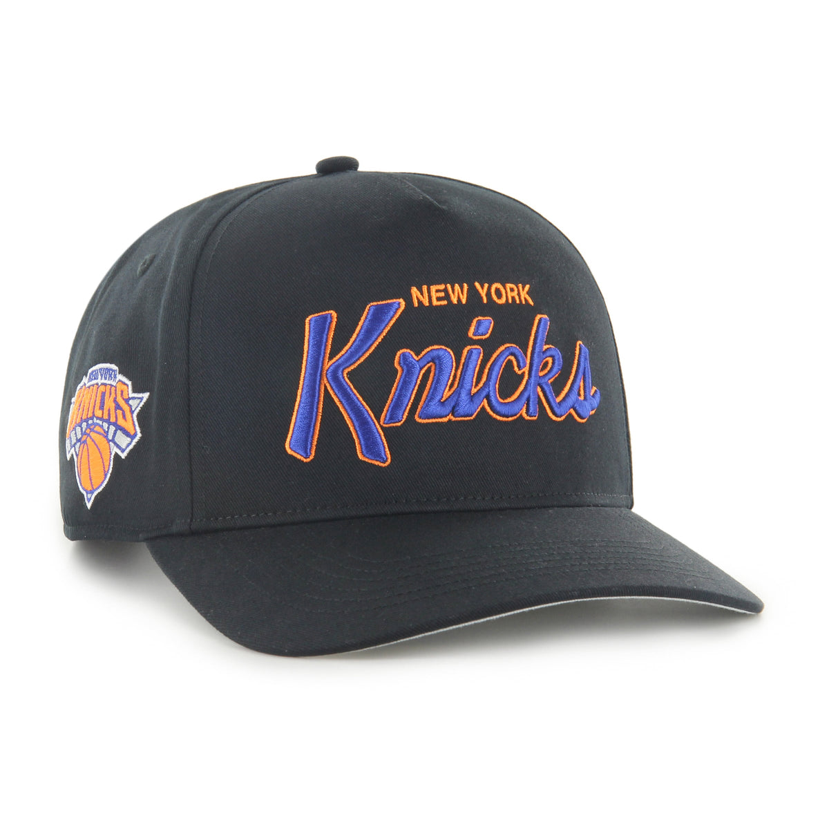 Men's New York Knicks  '47 Black Crosstown Hitch Adjustable Hat