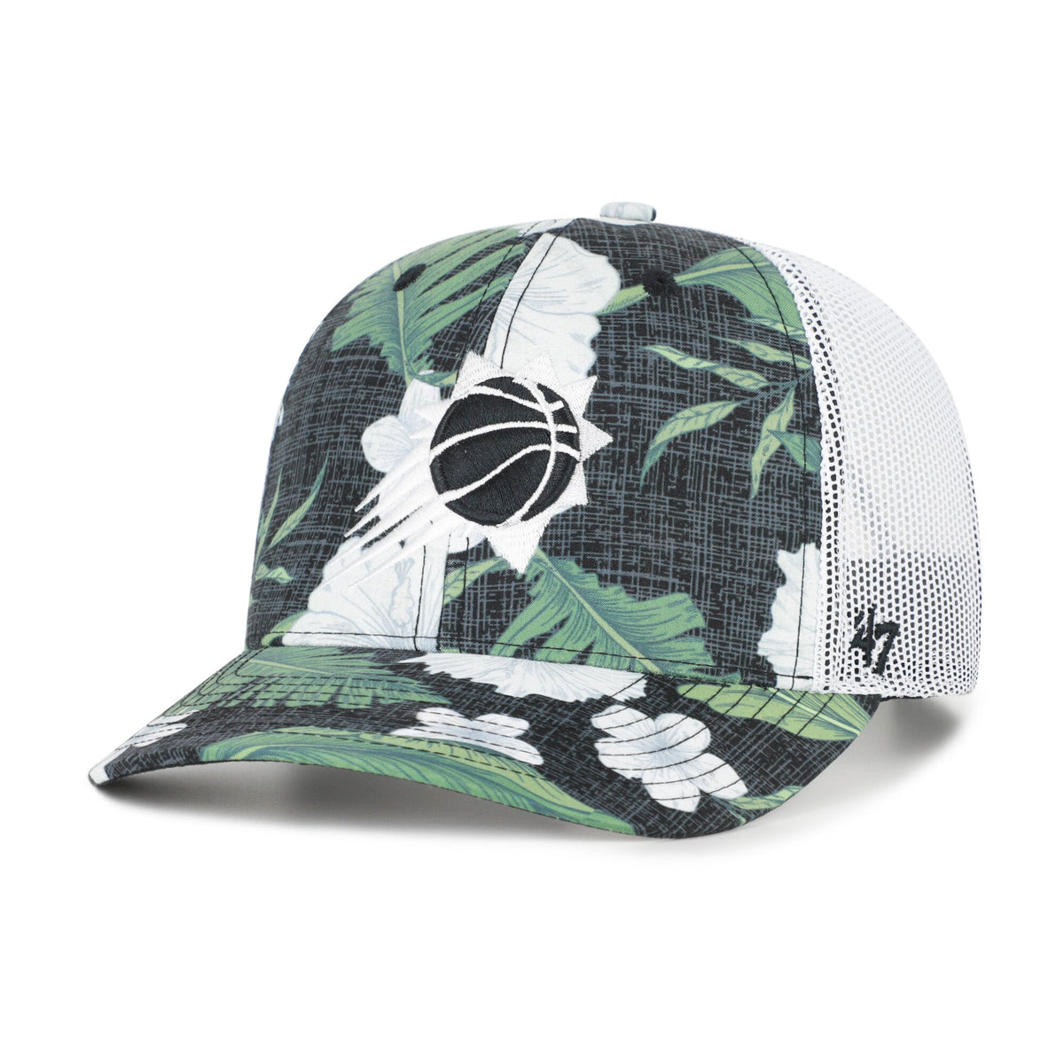 Men's Phoenix Suns  '47 Black Beach Side Trucker Adjustable Hat