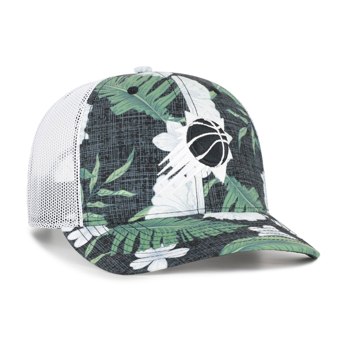 Men's Phoenix Suns  '47 Black Beach Side Trucker Adjustable Hat