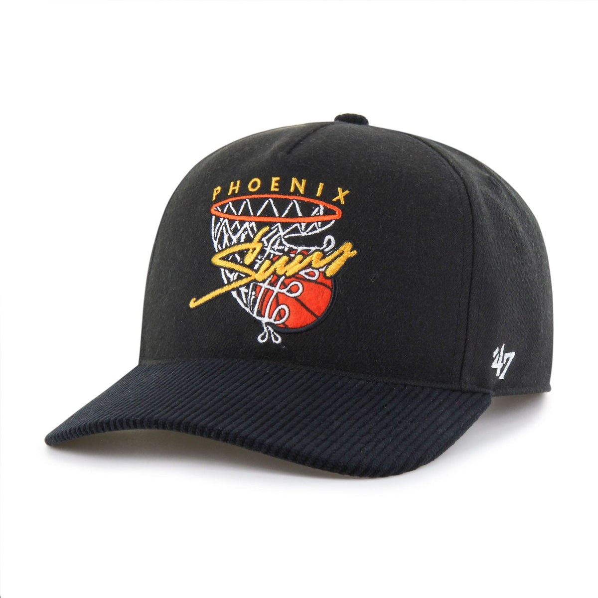 Men's Phoenix Suns  '47 Black Nothing But Net Hitch Adjustable Hat