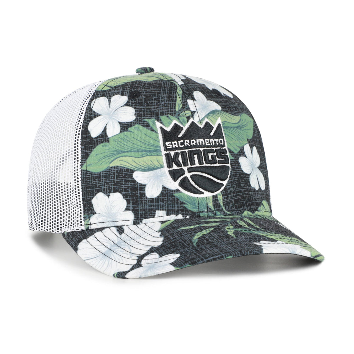 Men's Sacramento Kings  '47 Black Beach Side Trucker Adjustable Hat