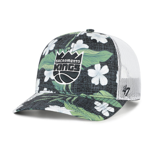 Men's Sacramento Kings  '47 Black Beach Side Trucker Adjustable Hat