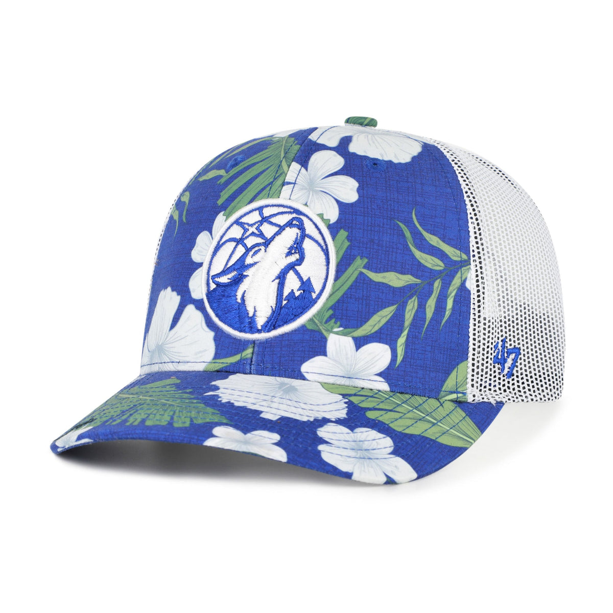 Men's Minnesota Timberwolves  '47 Blue Beach Side Trucker Adjustable Hat
