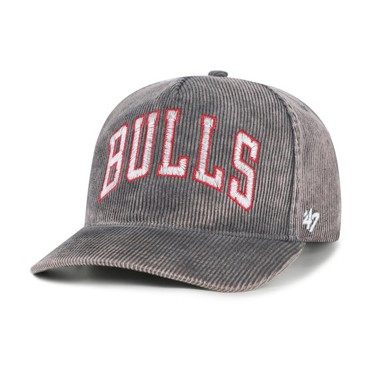 Men's Chicago Bulls  '47 Charcoal Reclaim Snow Wash Corduroy Adjustable Hitch Hat