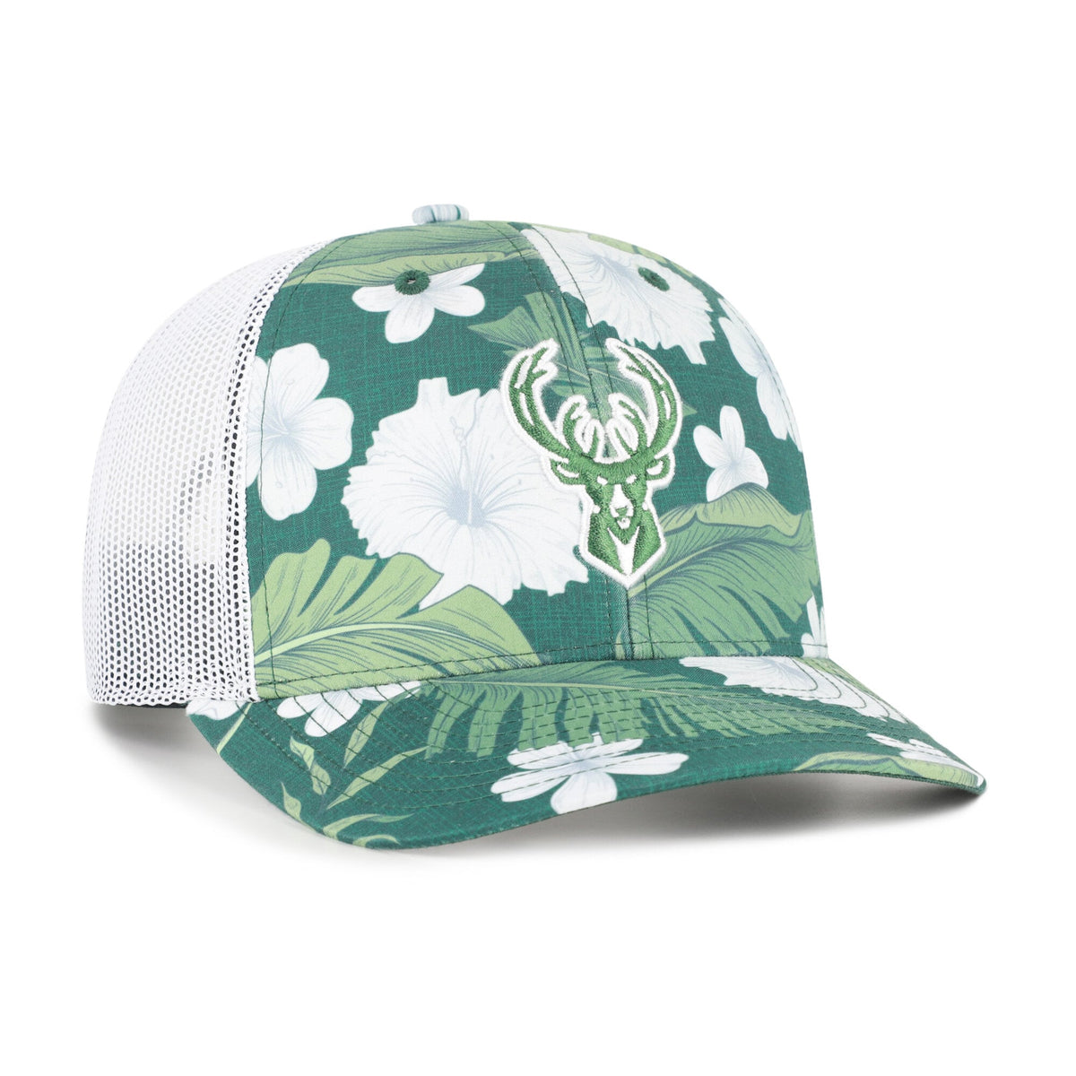 Men's Milwaukee Bucks  '47 Green Beach Side Trucker Adjustable Hat