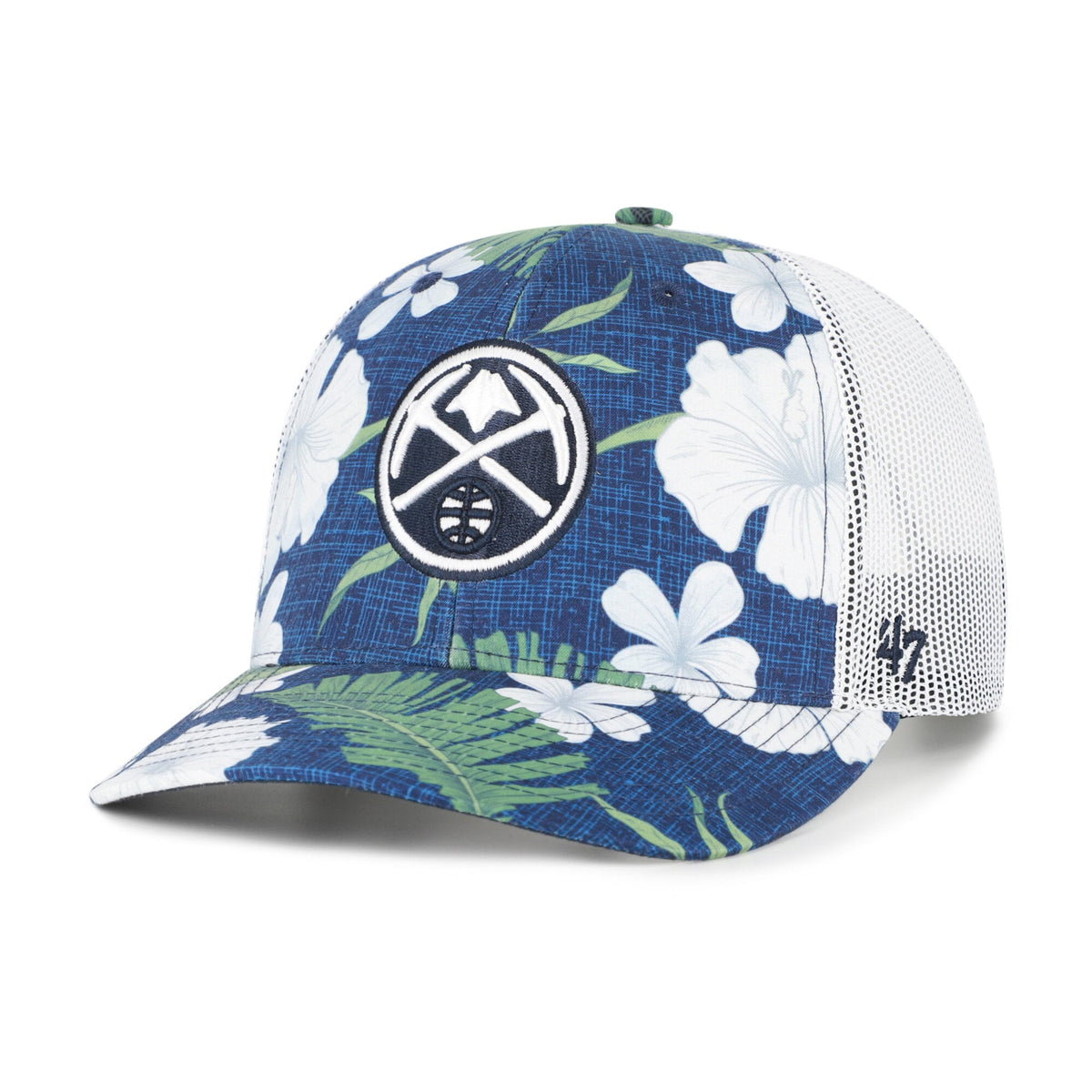 Men's Denver Nuggets  '47 Navy Beach Side Trucker Adjustable Hat