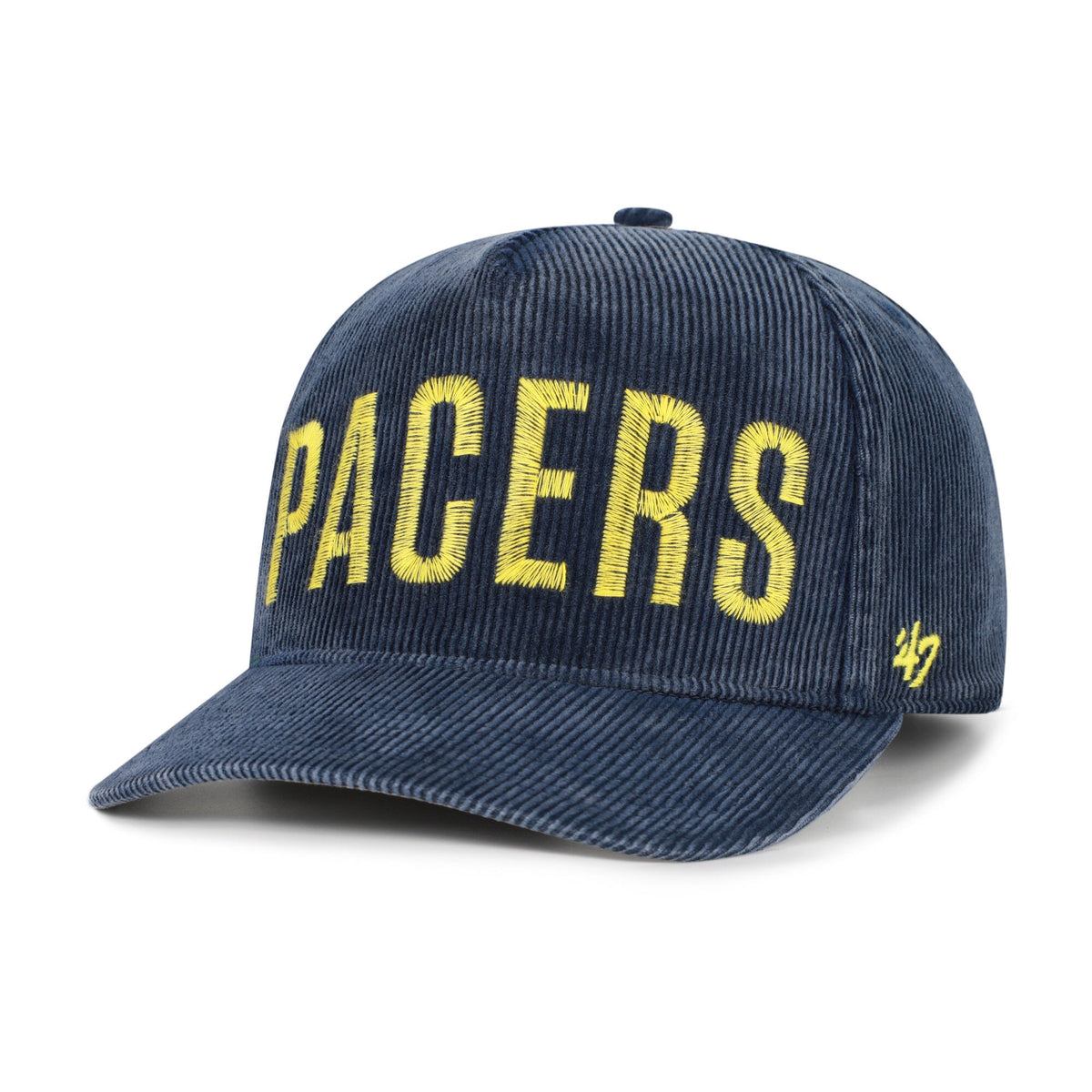 Men's Indiana Pacers  '47 Navy Reclaim Snow Wash Corduroy Adjustable Hitch Hat