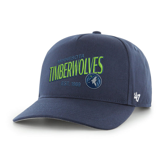 Men's Minnesota Timberwolves  '47 Navy Fast Break Chase Hitch Adjustable Hat