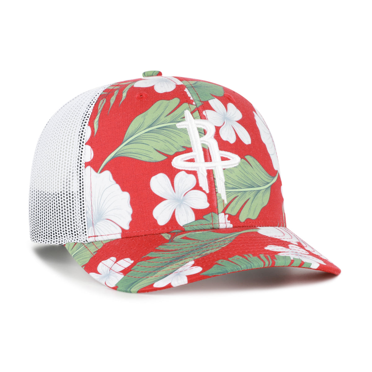 Men's Houston Rockets  '47 Red Beach Side Trucker Adjustable Hat