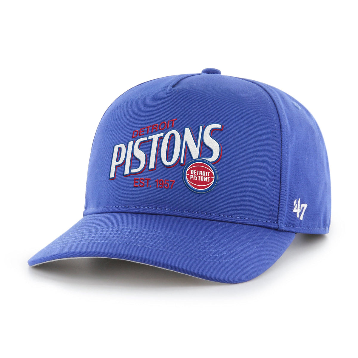 Men's Detroit Pistons  '47 Royal Fast Break Chase Hitch Adjustable Hat