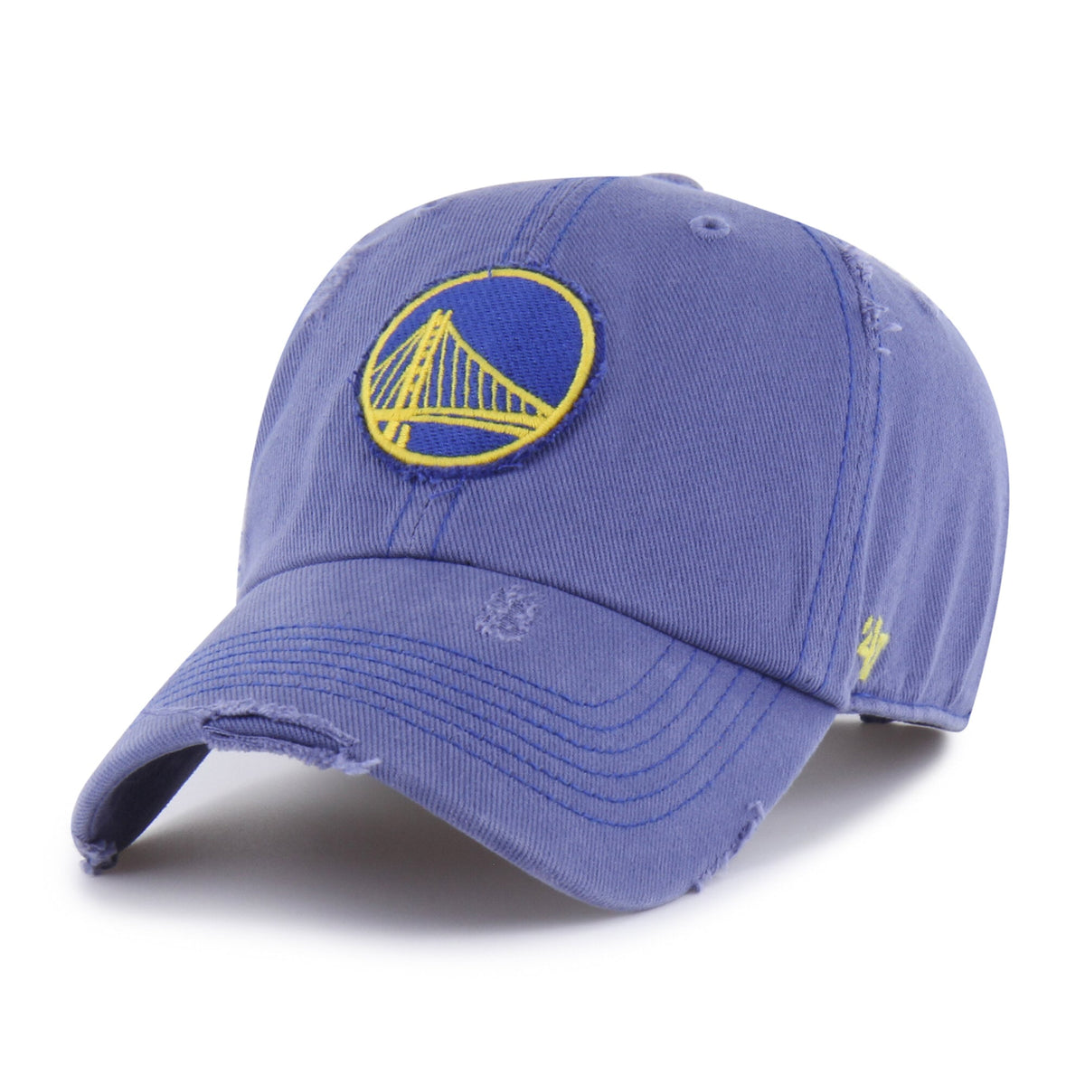 Men's Golden State Warriors  '47 Royal Weathered Clean Up Adjustable Hat