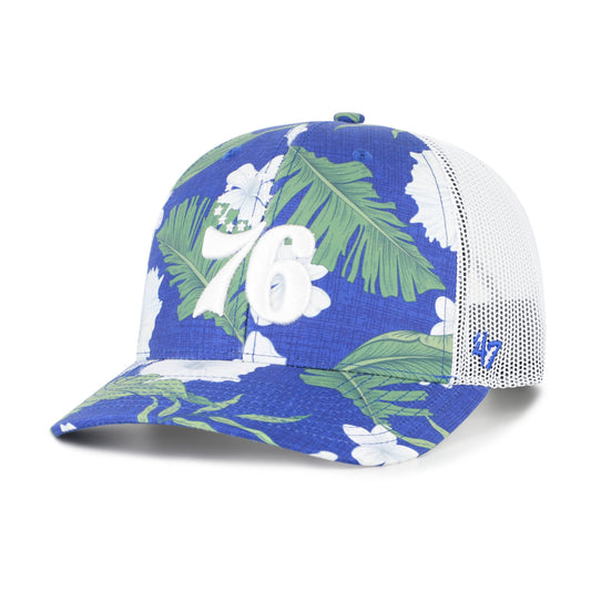 Men's Philadelphia 76ers  '47 Royal Beach Side Trucker Adjustable Hat