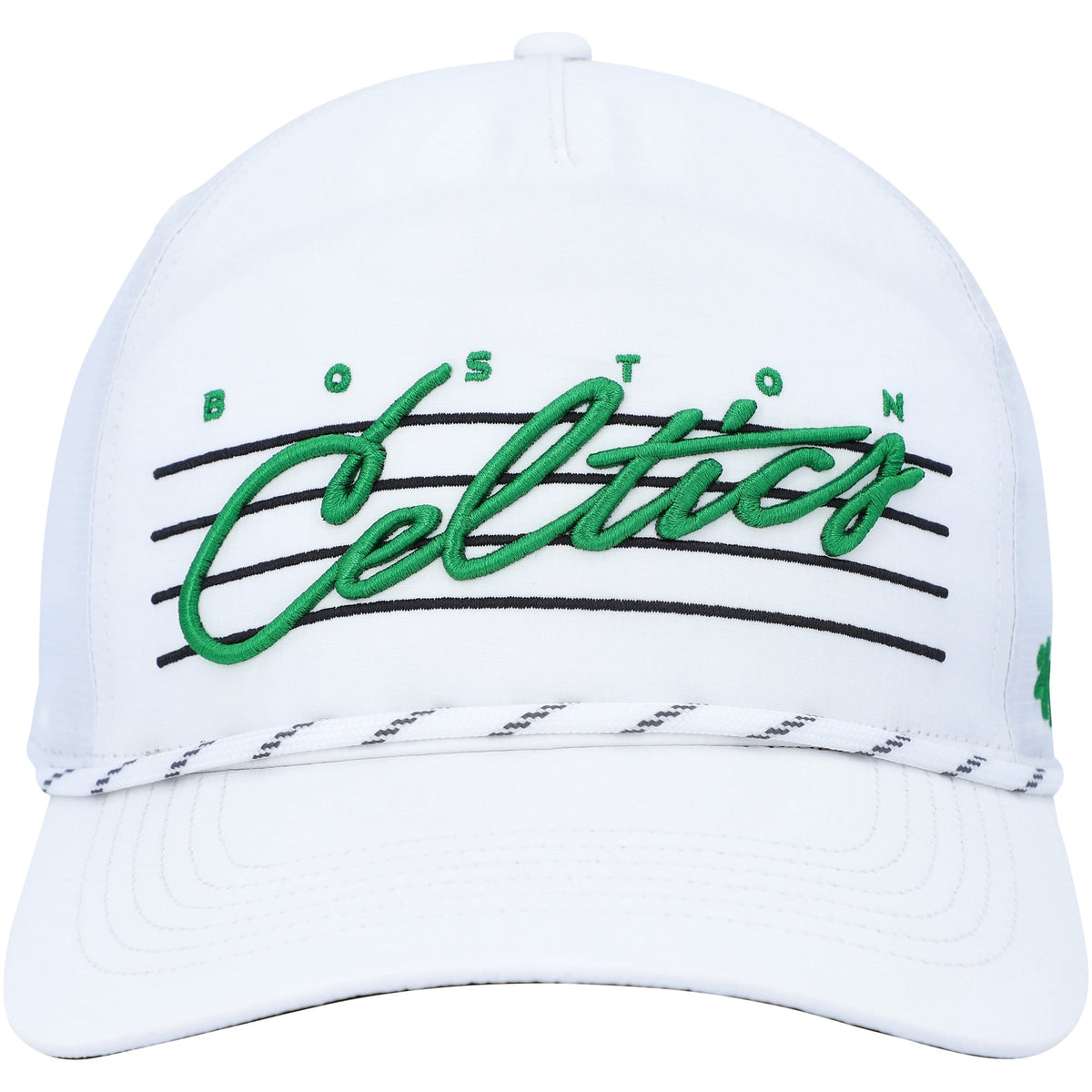 Men's Boston Celtics  '47 White Downburst Hitch Snapback Hat