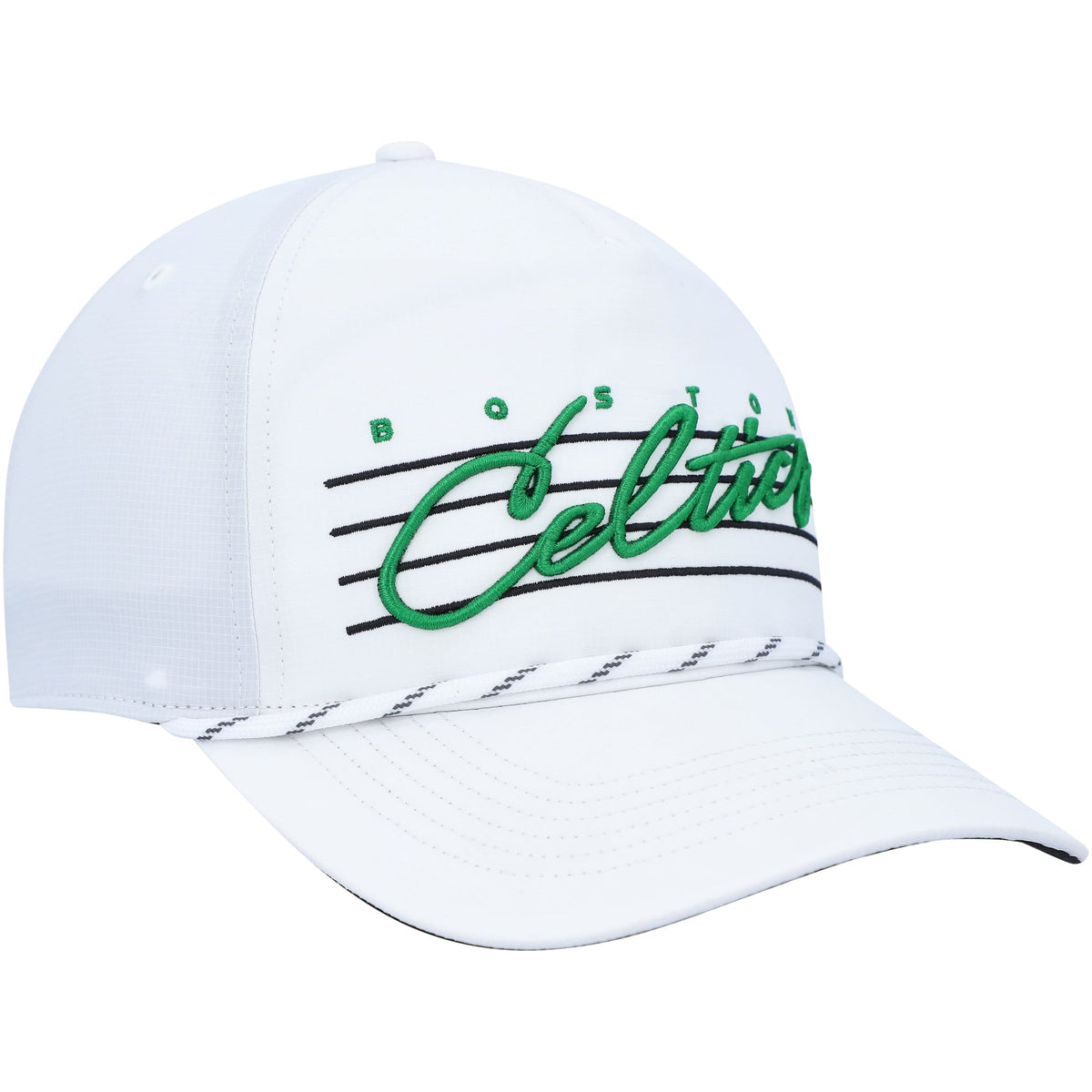 Men's Boston Celtics  '47 White Downburst Hitch Snapback Hat