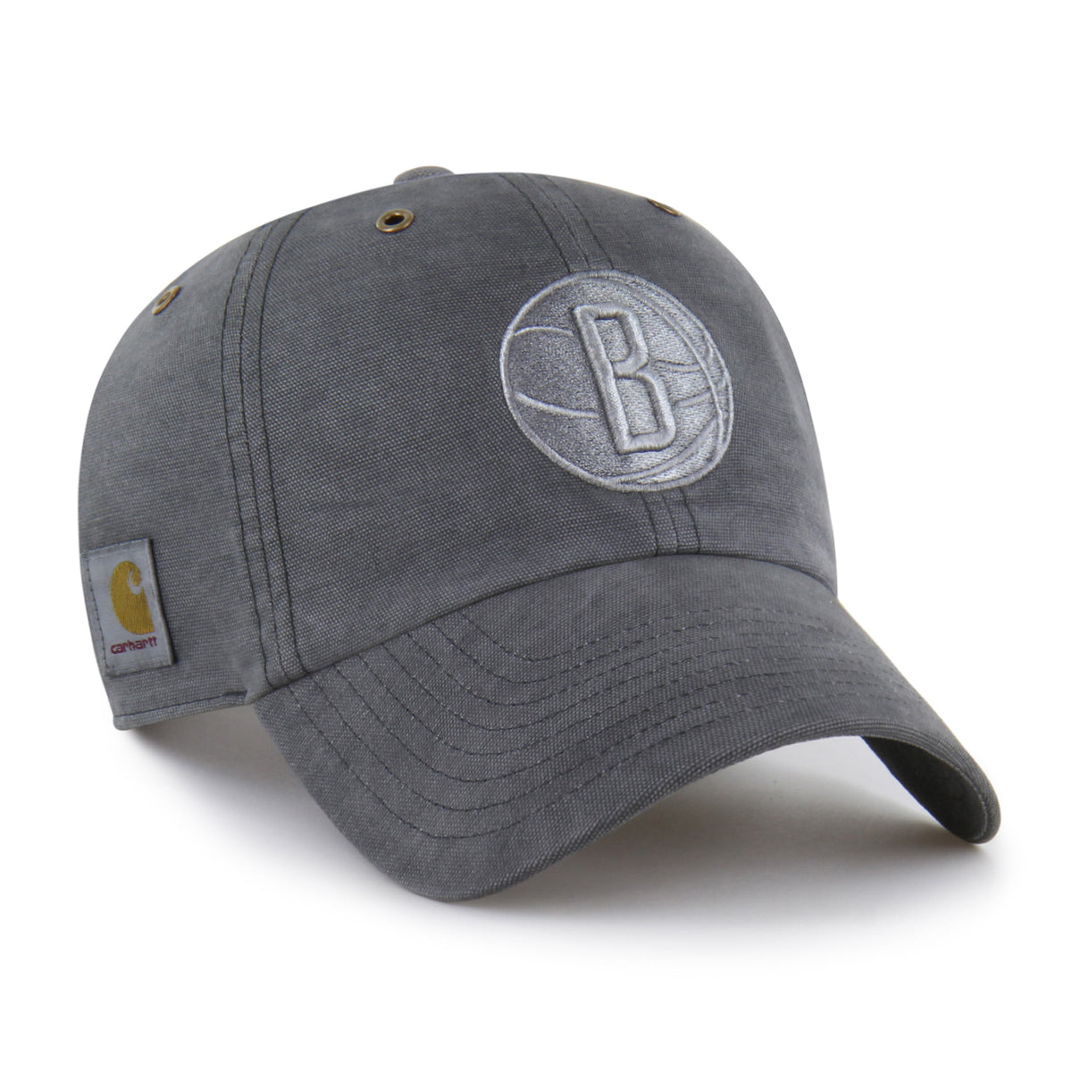 Men's Brooklyn Nets  Carhartt x '47 Charcoal Clean Up Adjustable Hat