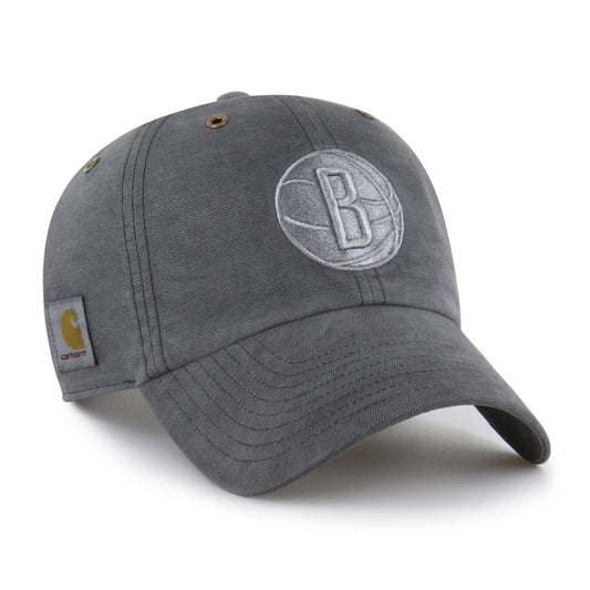 Men's Brooklyn Nets  Carhartt x '47 Charcoal Clean Up Adjustable Hat