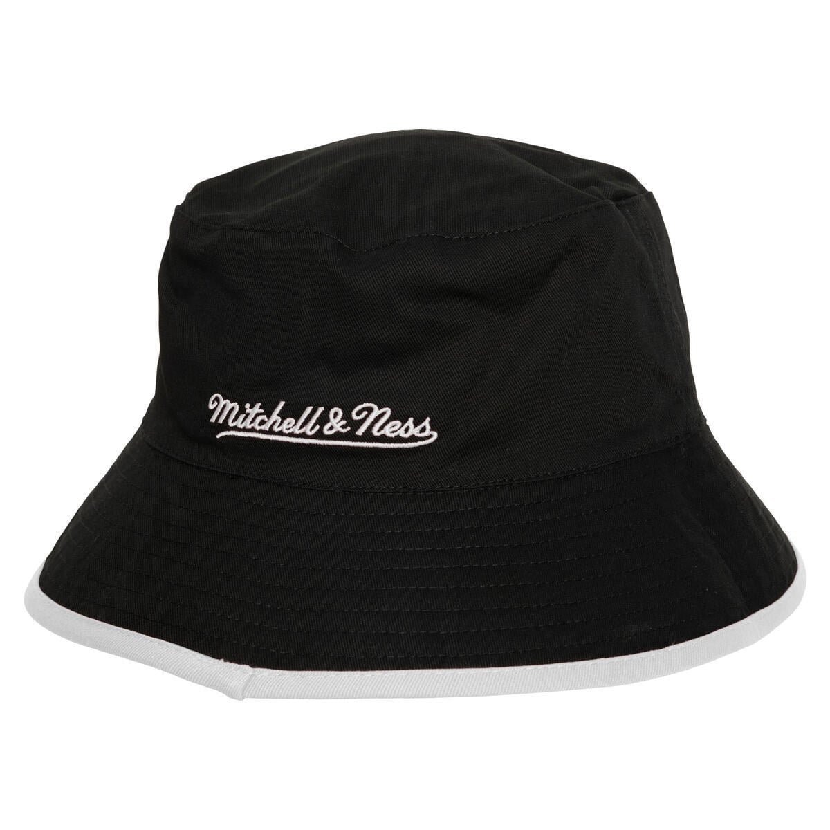 Men's Philadelphia 76ers Mitchell & Ness Black Flip It Reversible Bucket Hat