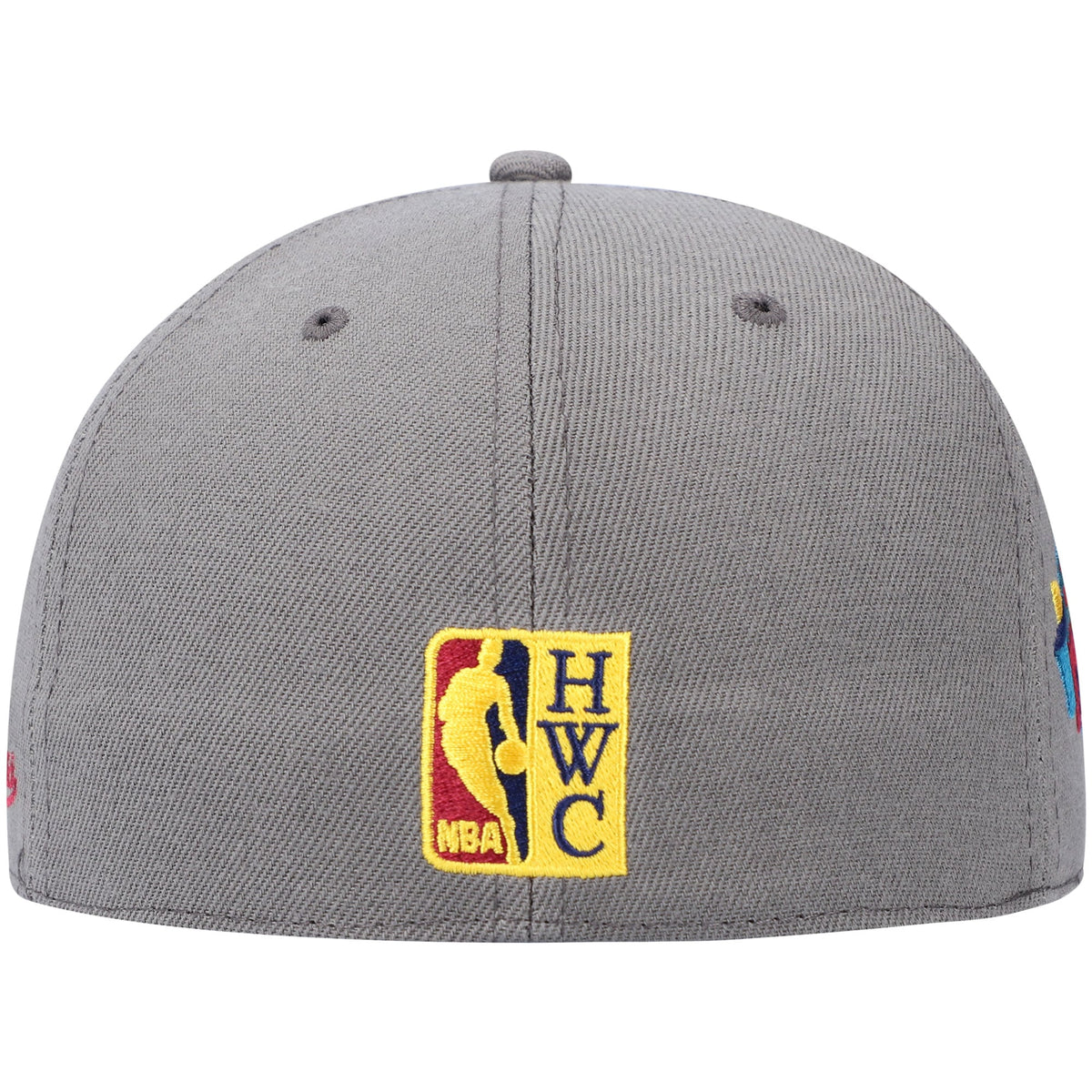 Men's Philadelphia 76ers Mitchell & Ness Charcoal Hardwood Classics 60th Anniversary Carbon Cabernet Fitted Hat