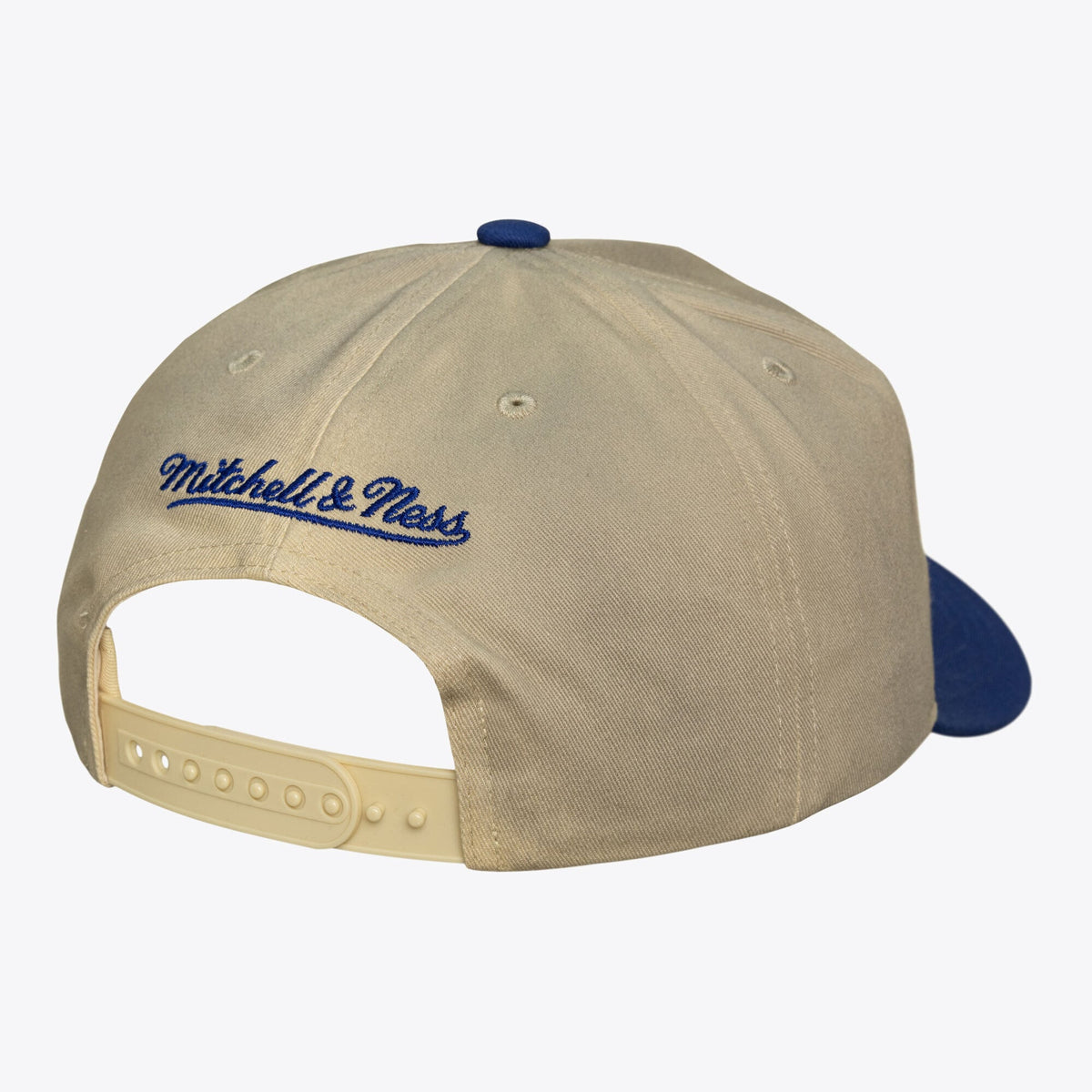 Men's Cleveland Cavaliers Mitchell & Ness Cream Hardwood Classics Retro Roots Snapback Hat
