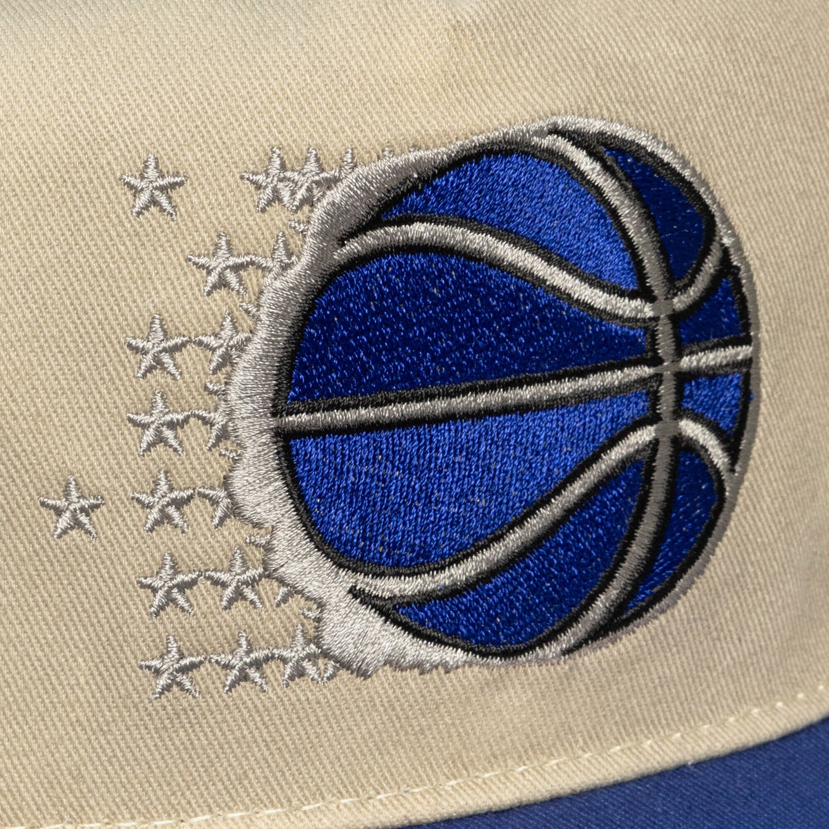 Men's Orlando Magic Mitchell & Ness Cream Hardwood Classics Retro Roots Snapback Hat
