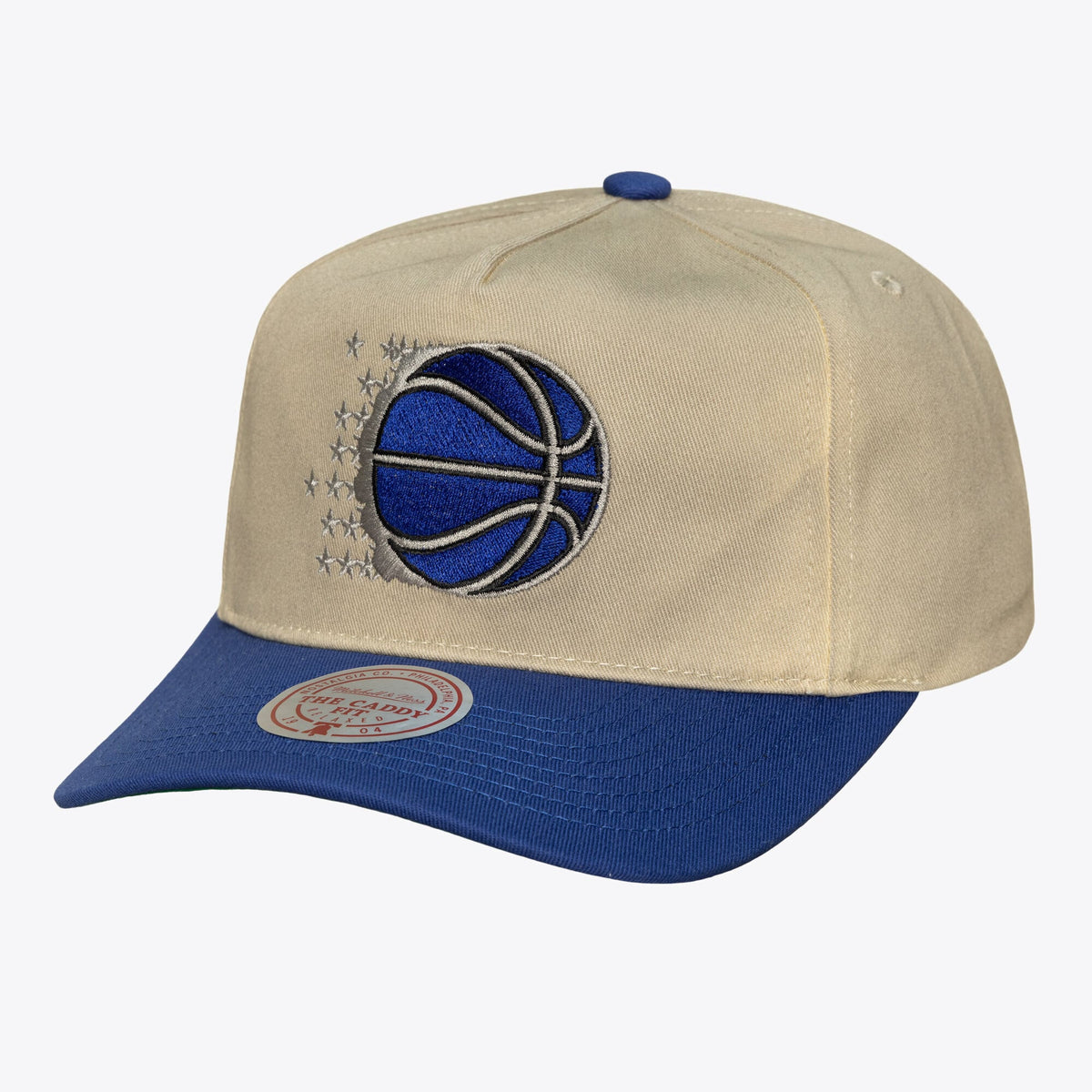 Men's Orlando Magic Mitchell & Ness Cream Hardwood Classics Retro Roots Snapback Hat
