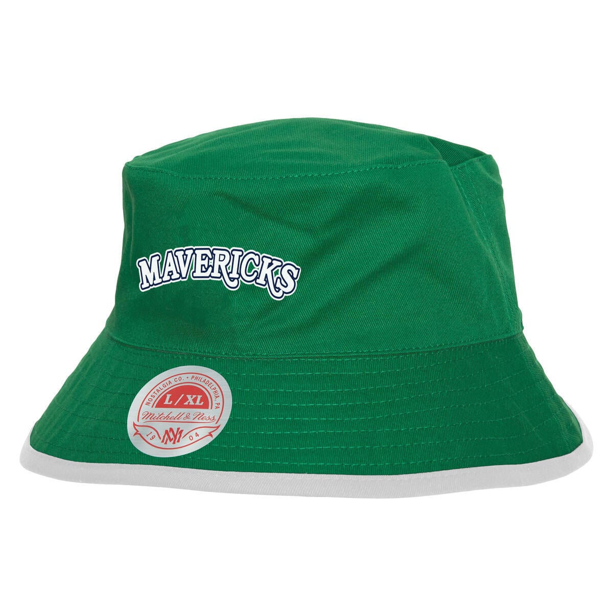 Men's Dallas Mavericks Mitchell & Ness Navy Flip It Reversible Bucket Hat