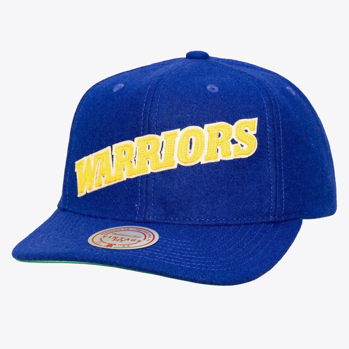 Men's Golden State Warriors Mitchell & Ness Royal Hardwood Classics Retro Roots Vintage Adjustable Hat
