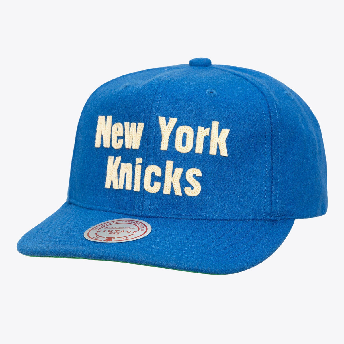 Men's New York Knicks Mitchell & Ness Royal Hardwood Classics Retro Roots Vintage Adjustable Hat
