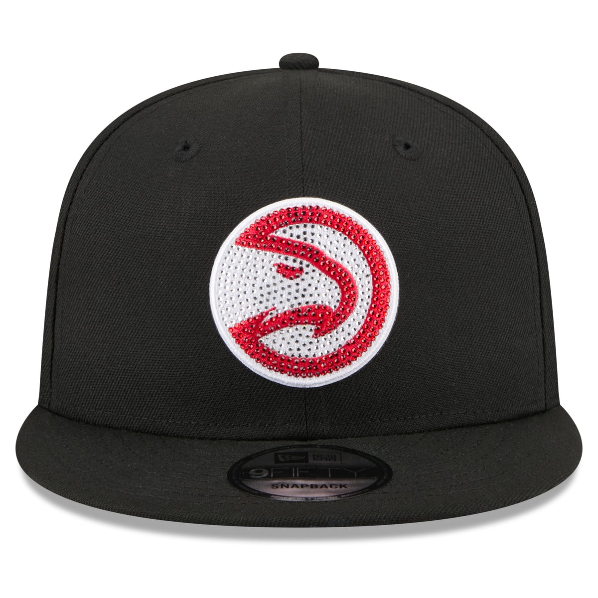 Men's Atlanta Hawks New Era Black 2026 NBA Draft Crystal 9FIFTY Snapback Hat