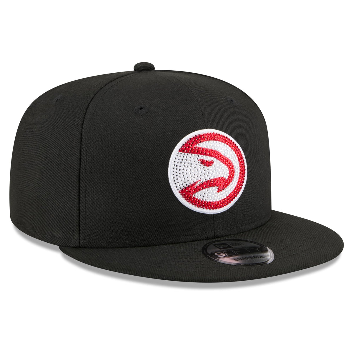 Men's Atlanta Hawks New Era Black 2026 NBA Draft Crystal 9FIFTY Snapback Hat