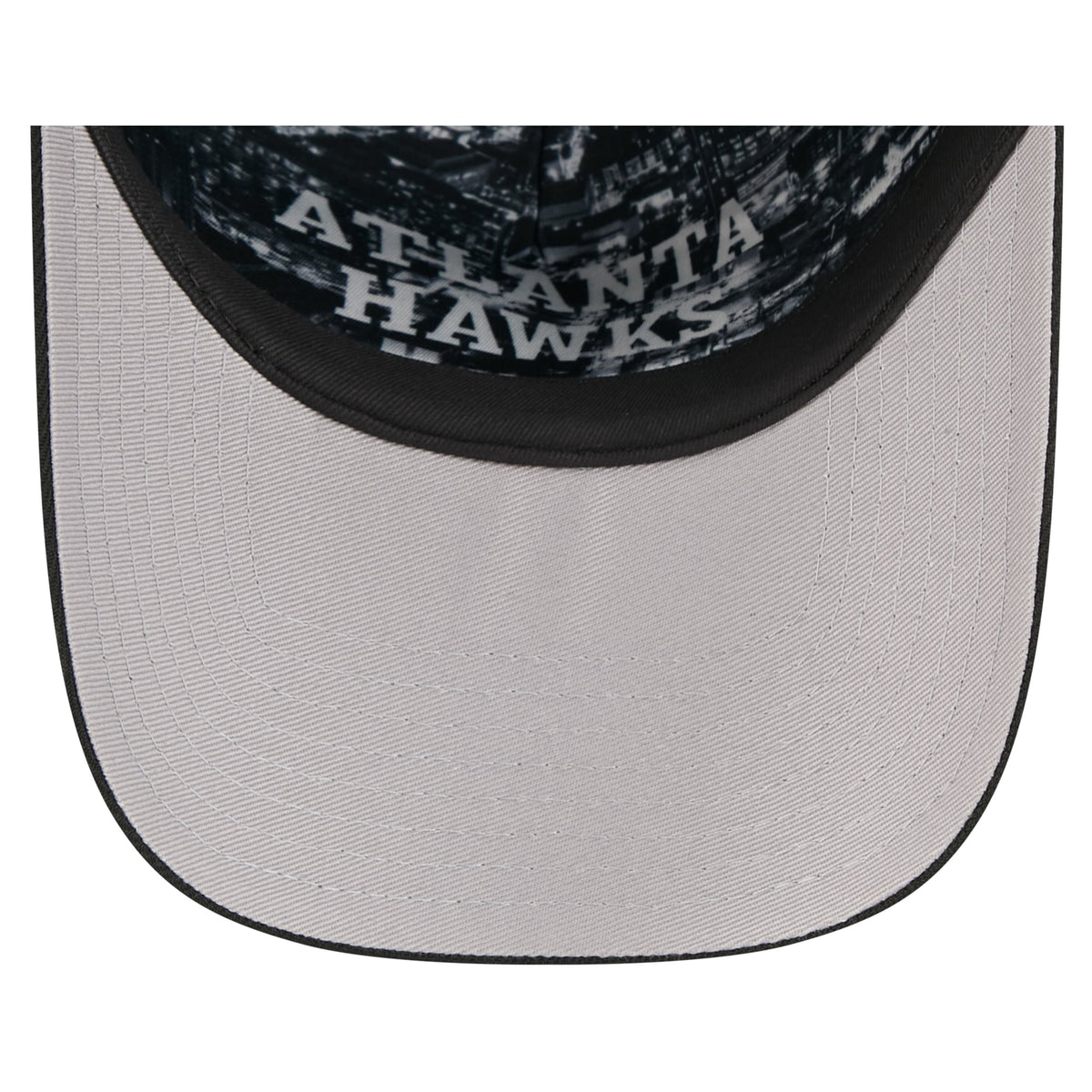 Men's Atlanta Hawks New Era Black 2026 NBA Draft On-Stage Crystal A-Frame 59FORTY Fitted Hat