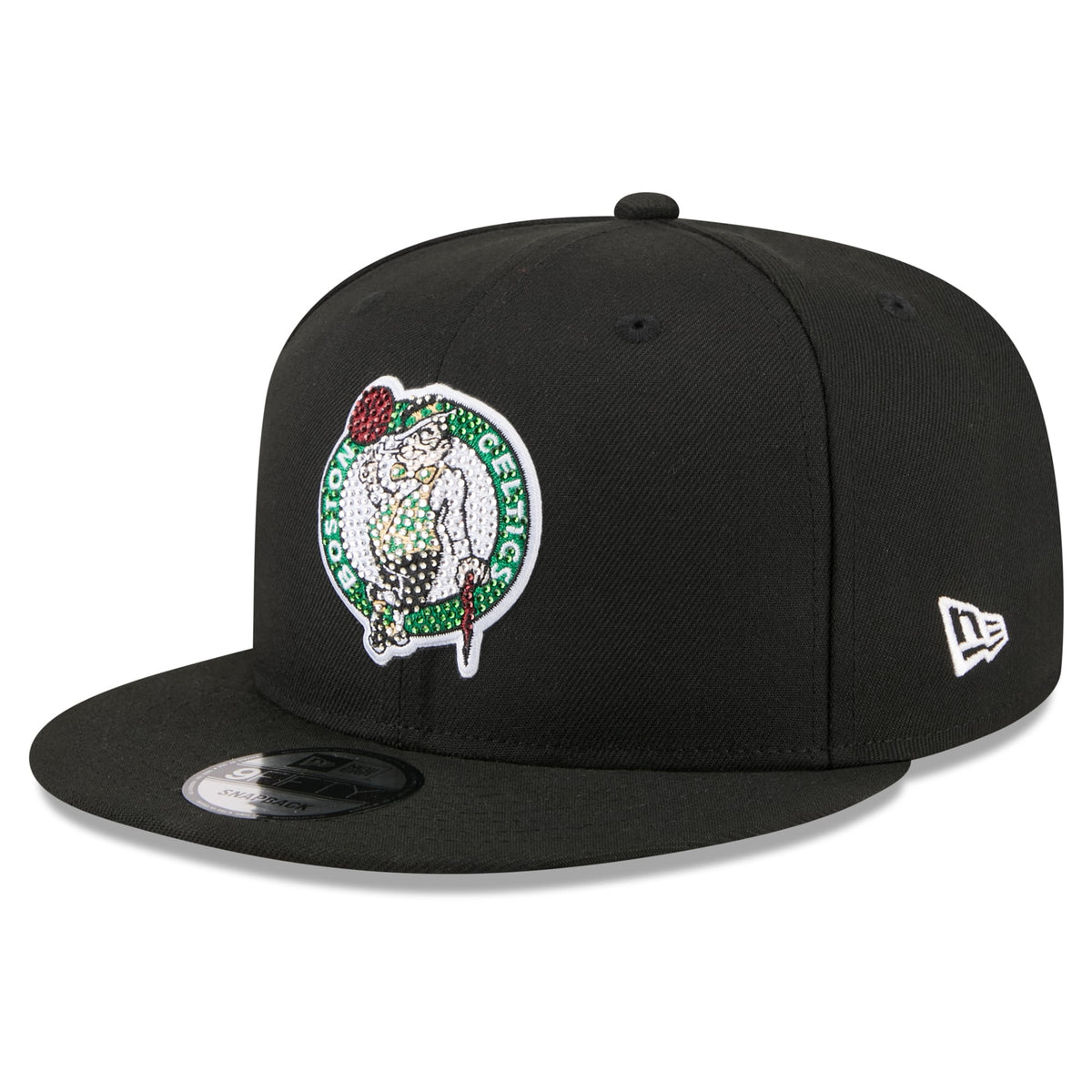 Men's Boston Celtics New Era Black 2026 NBA Draft Crystal 9FIFTY Snapback Hat