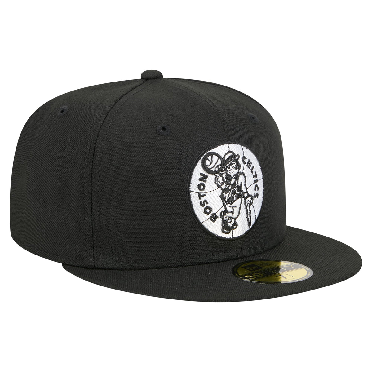 Men's Boston Celtics  New Era Black 59FIFTY Fitted Hat