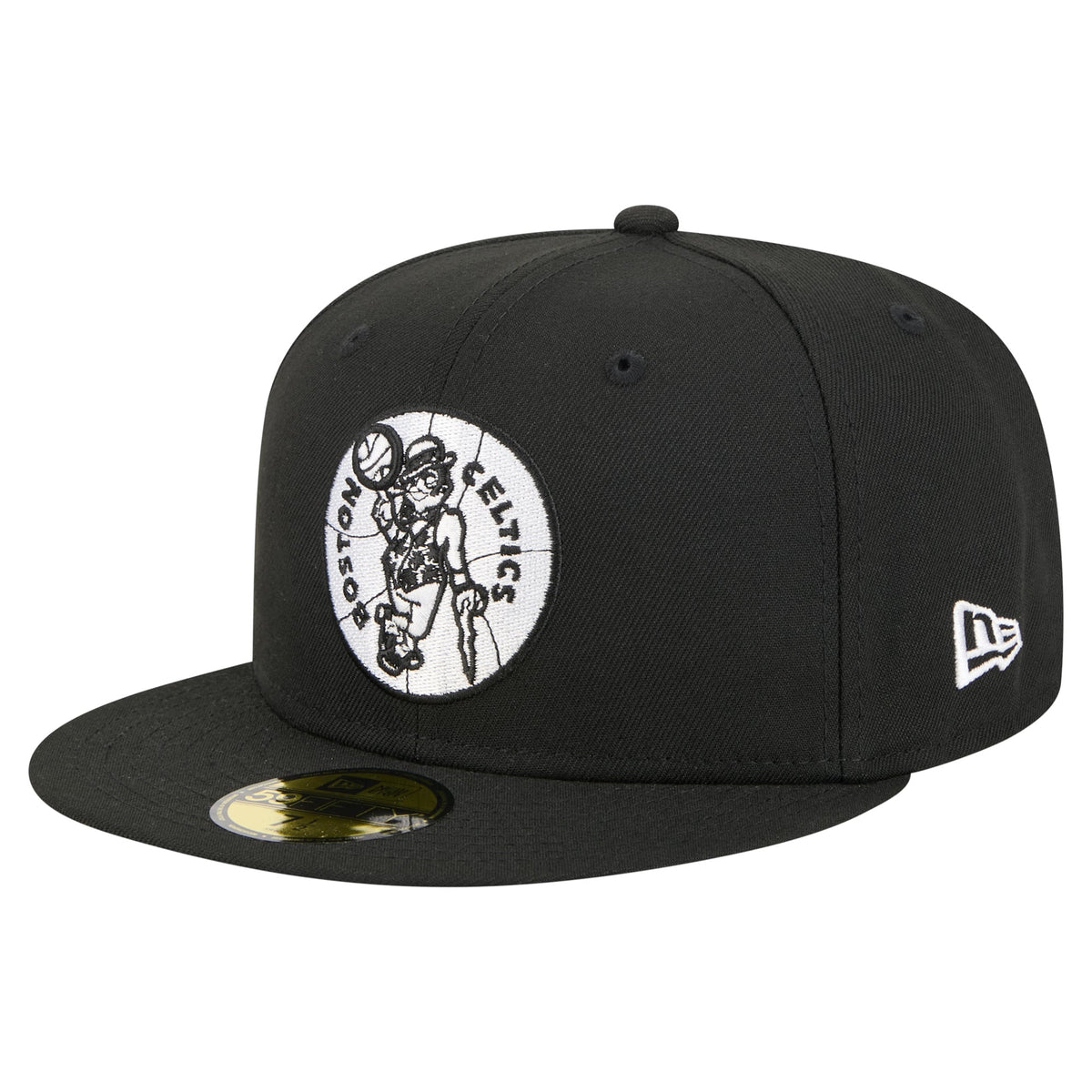 Men's Boston Celtics  New Era Black 59FIFTY Fitted Hat