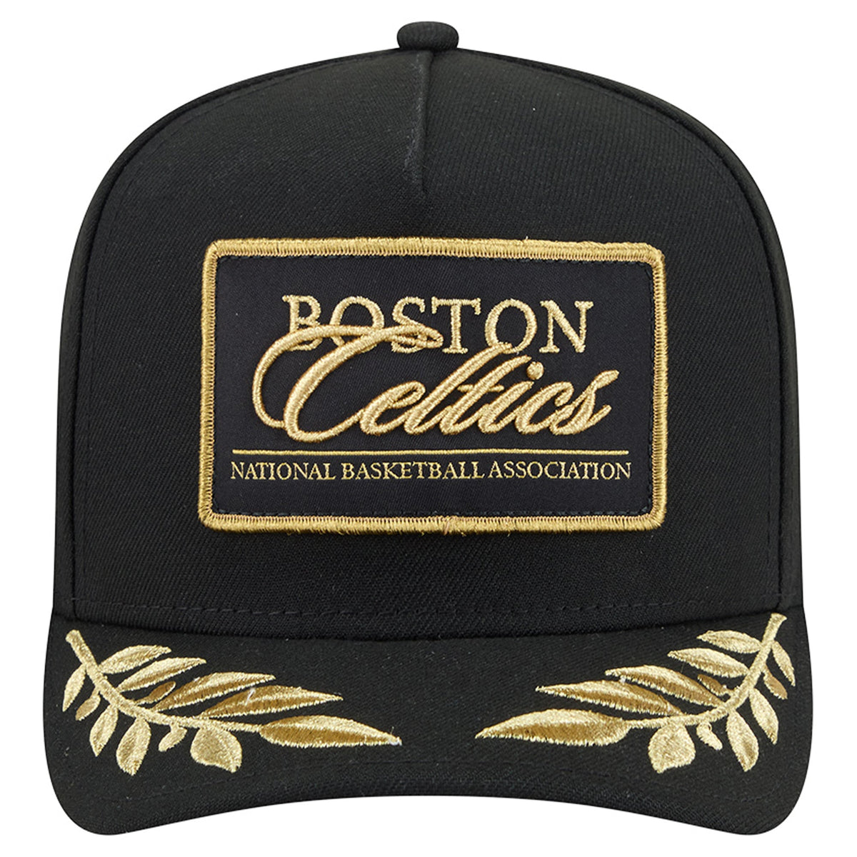 Men's Boston Celtics  New Era Black Golden 9FIFTY Snapback Hat