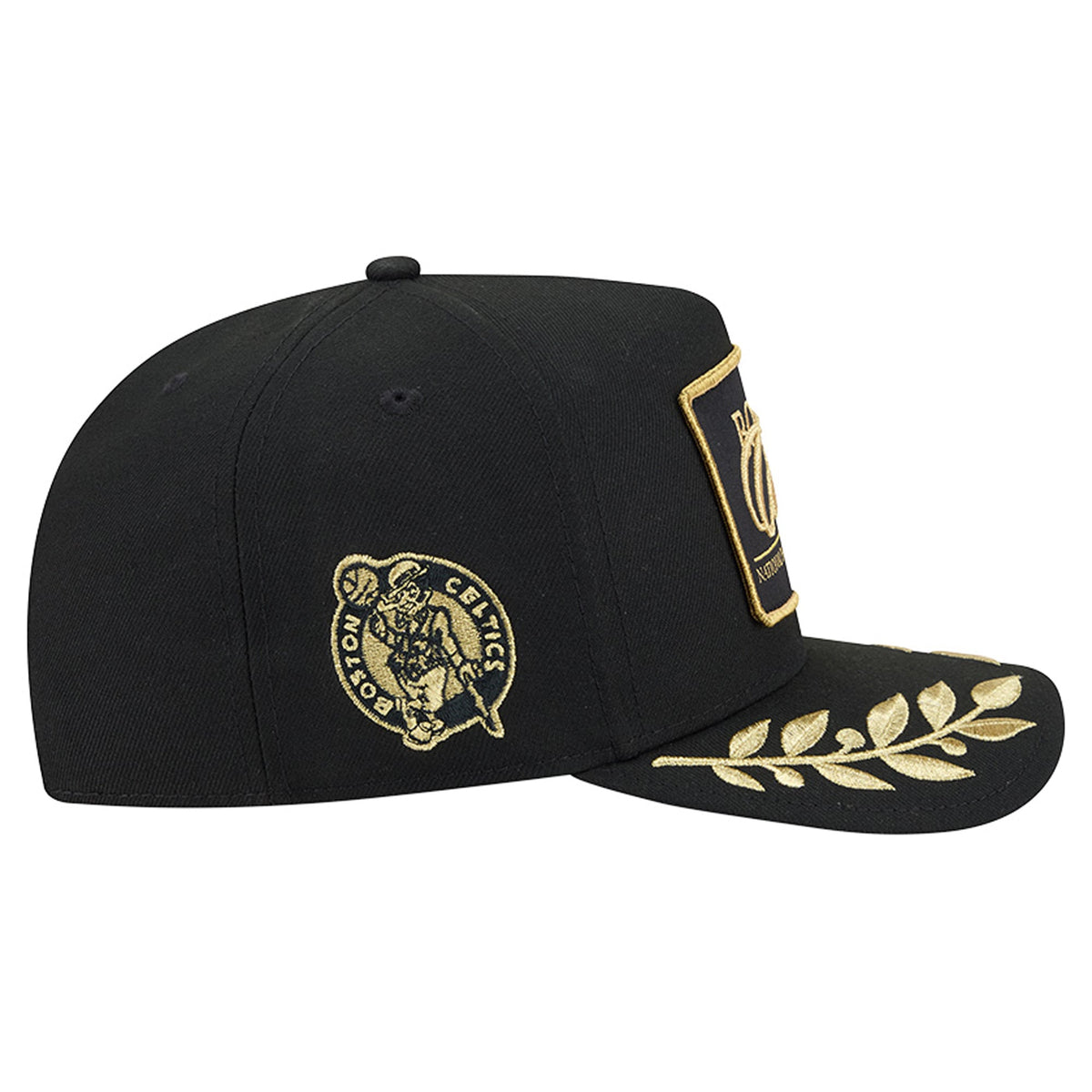 Men's Boston Celtics  New Era Black Golden 9FIFTY Snapback Hat