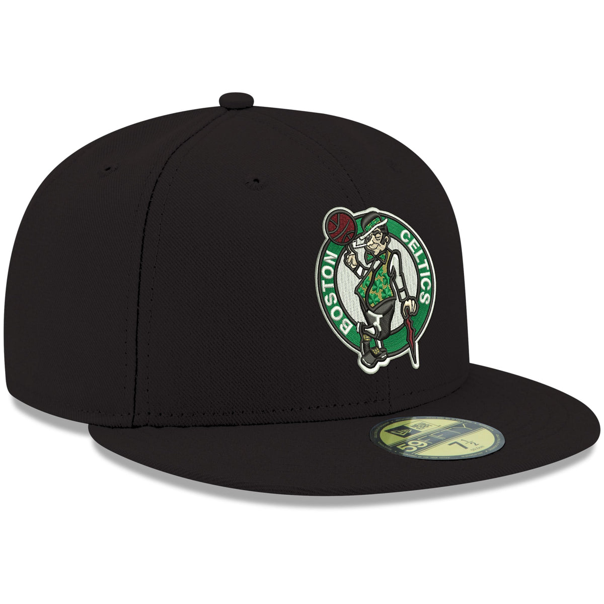 Men's Boston Celtics New Era Black Official Team Color 59FIFTY Fitted Hat