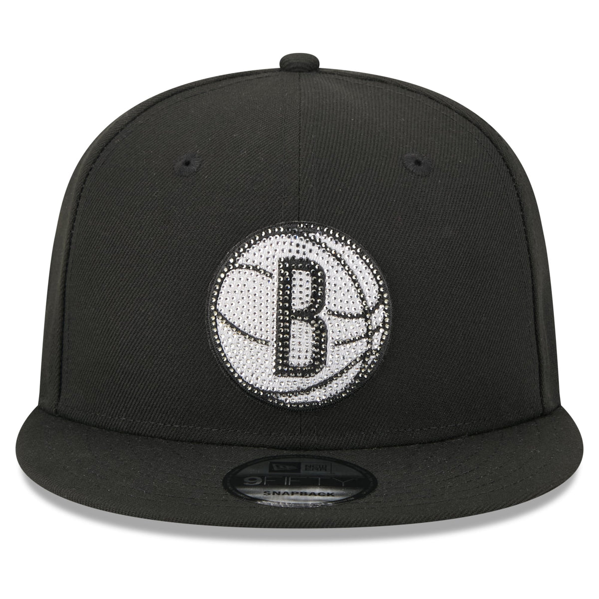 Men's Brooklyn Nets New Era Black 2026 NBA Draft Crystal 9FIFTY Snapback Hat