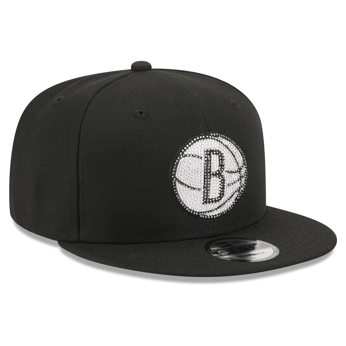 Men's Brooklyn Nets New Era Black 2026 NBA Draft Crystal 9FIFTY Snapback Hat