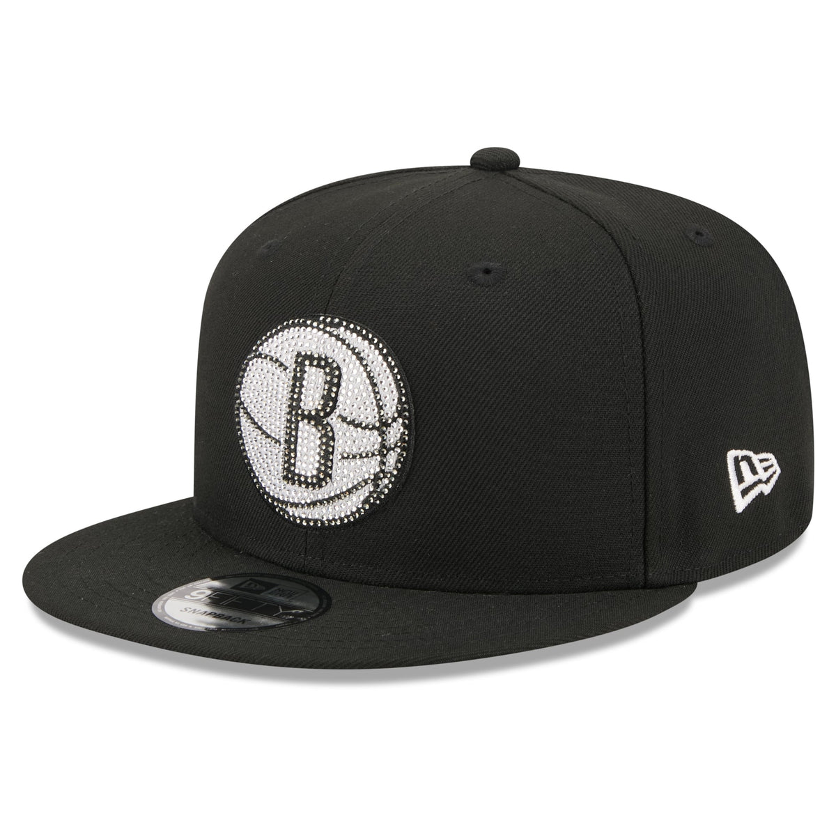 Men's Brooklyn Nets New Era Black 2026 NBA Draft Crystal 9FIFTY Snapback Hat
