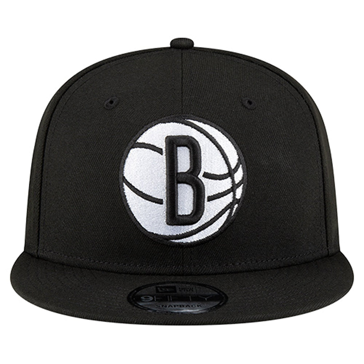 Men's Brooklyn Nets New Era Black 9FIFTY Snapback Hat