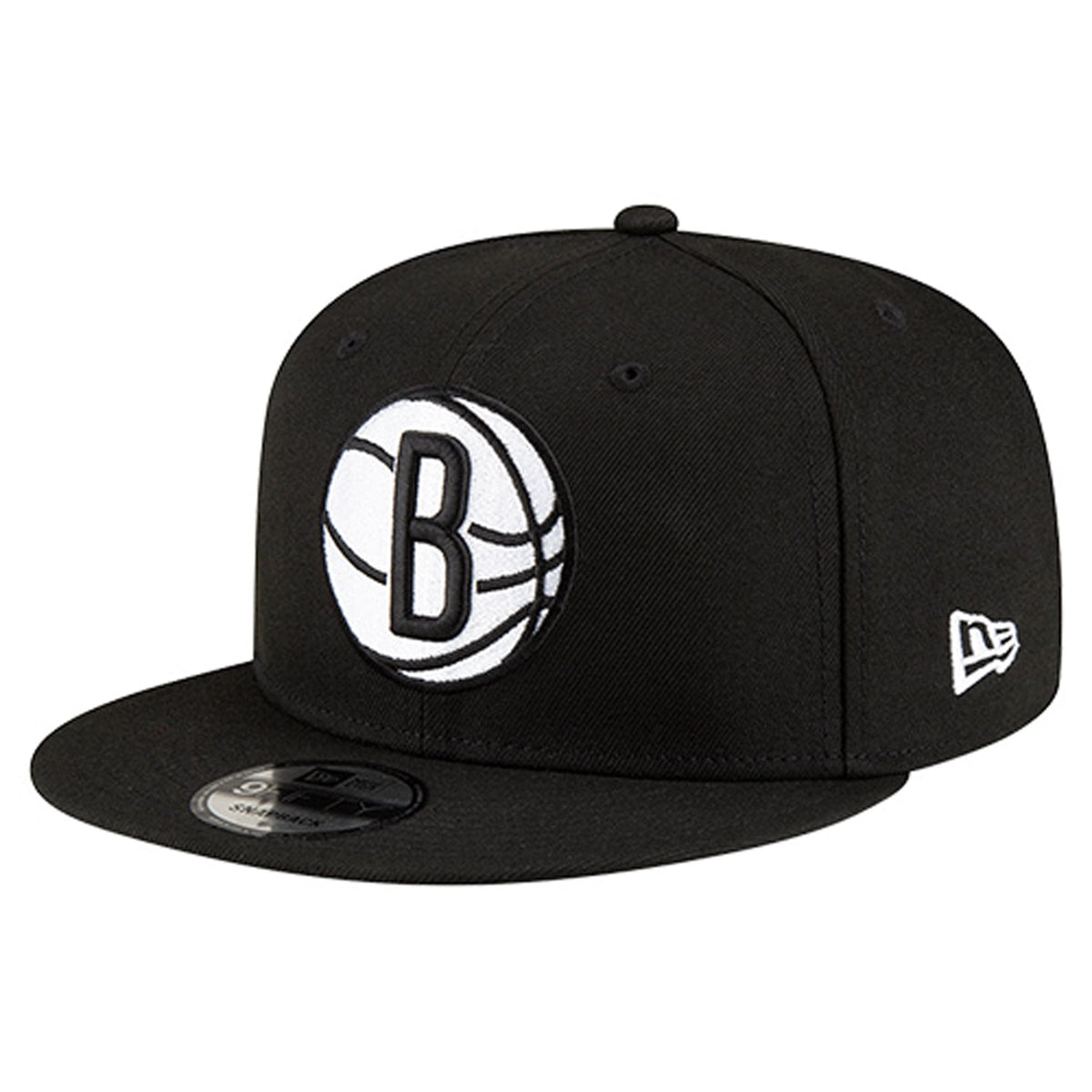 Men's Brooklyn Nets New Era Black 9FIFTY Snapback Hat