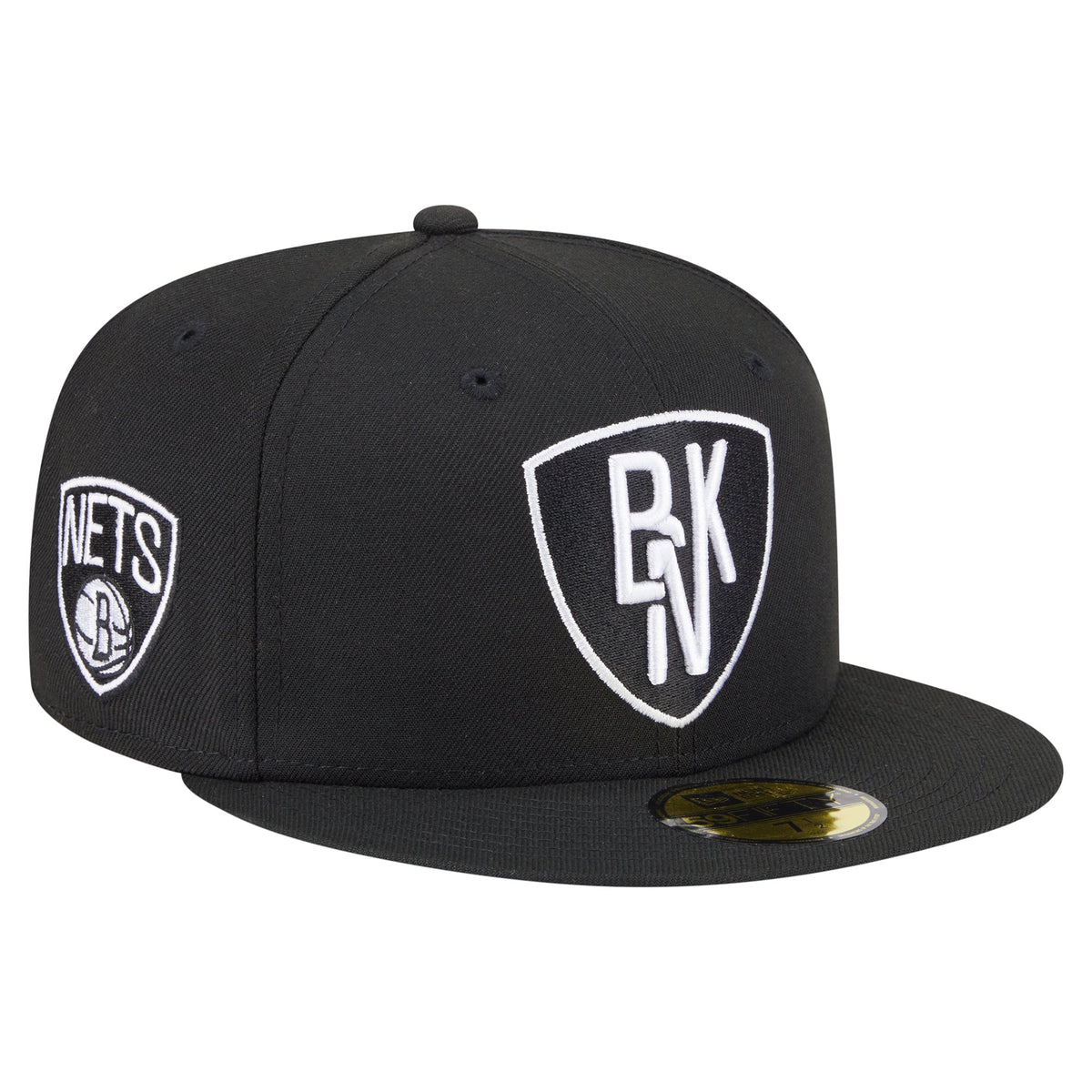 Men's Brooklyn Nets  New Era Black Deceptor 59FIFTY Fitted Hat