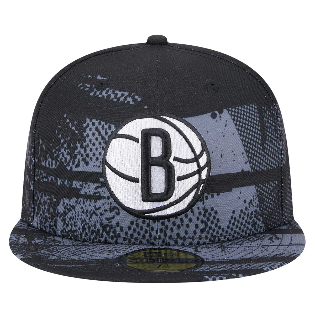 Men's Brooklyn Nets New Era Black Tip-Off 59FIFTY Fitted Hat